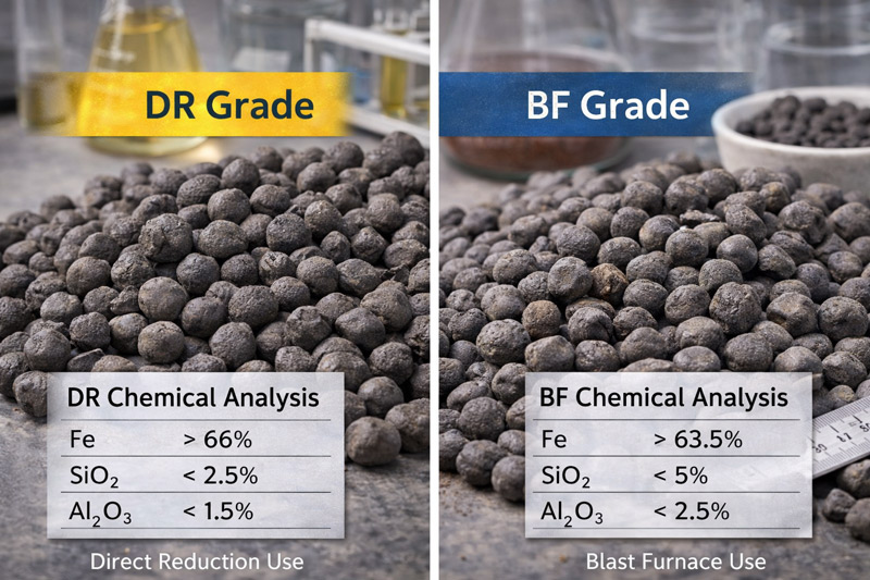 گندله DR Grade و BF Grade